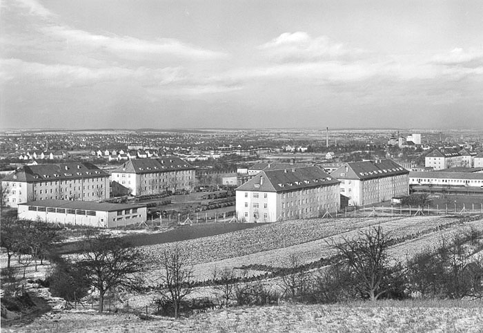 USAREUR Aerial Photos Wharton Bks 1952